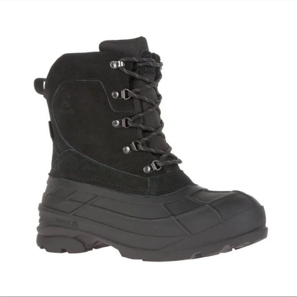 Kamik Fargo 2 Snow Boot Black Waterproof Insulated Weather Boots Men's Size 10